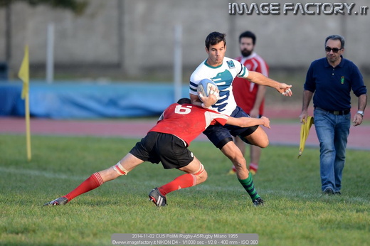 2014-11-02 CUS PoliMi Rugby-ASRugby Milano 1955